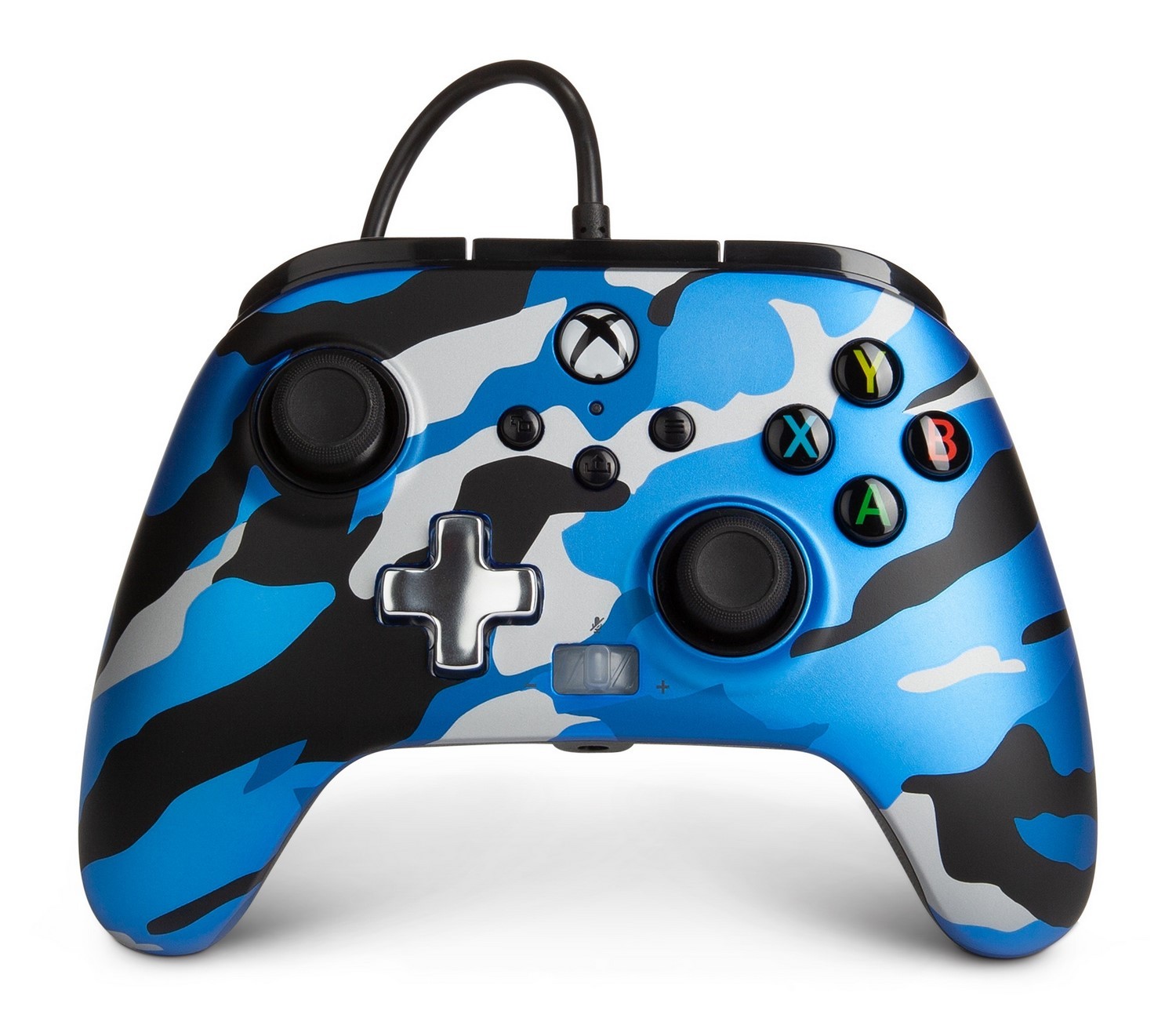 PowerA Xbox Pad przewodowy Enhanced Metallic Blue Camo
