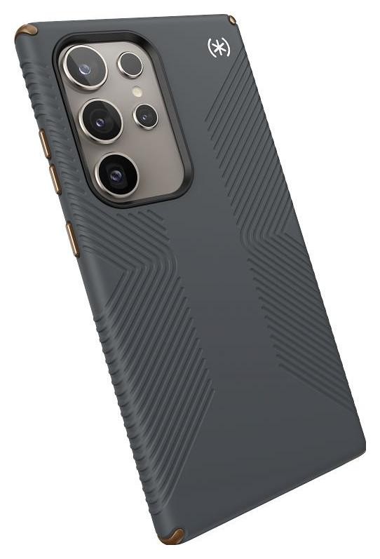 Speck Presidio2 Grip - Etui Samsung Galaxy S24 Ultra (Charcoal Grey / Cool Bronze)