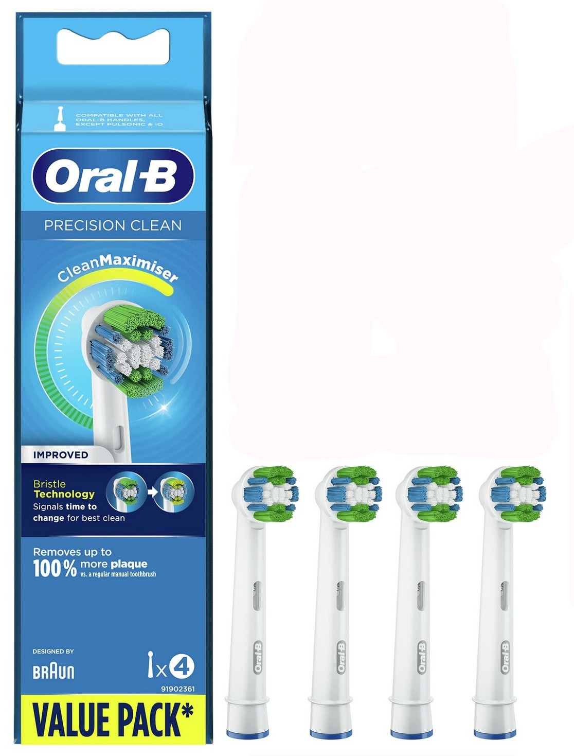 Końcówki do szczoteczek Oral-B Precision Clean EB20-4
