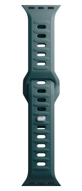 3mk Silicone Watch Strap for Apple 42/44/45/49 mm Evergreen
