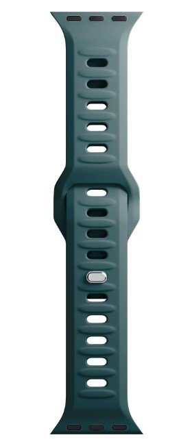 3mk Silicone Watch Strap for Apple 42/44/45/49 mm Evergreen