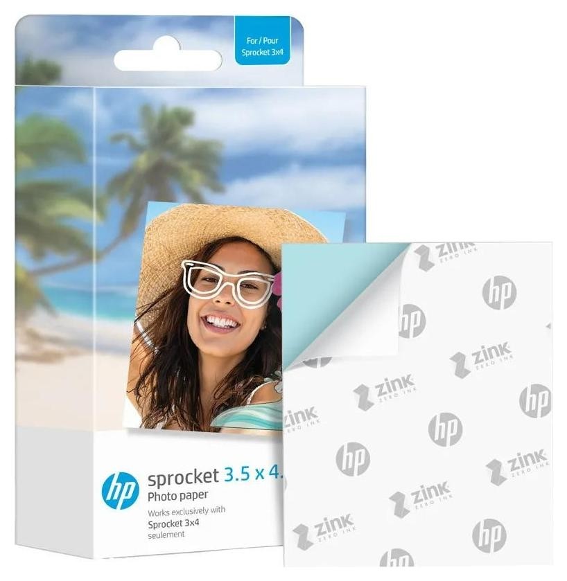 HP Photo Paper 3.5x4.25'' do HP Sprocket 3x4 50 szt.
