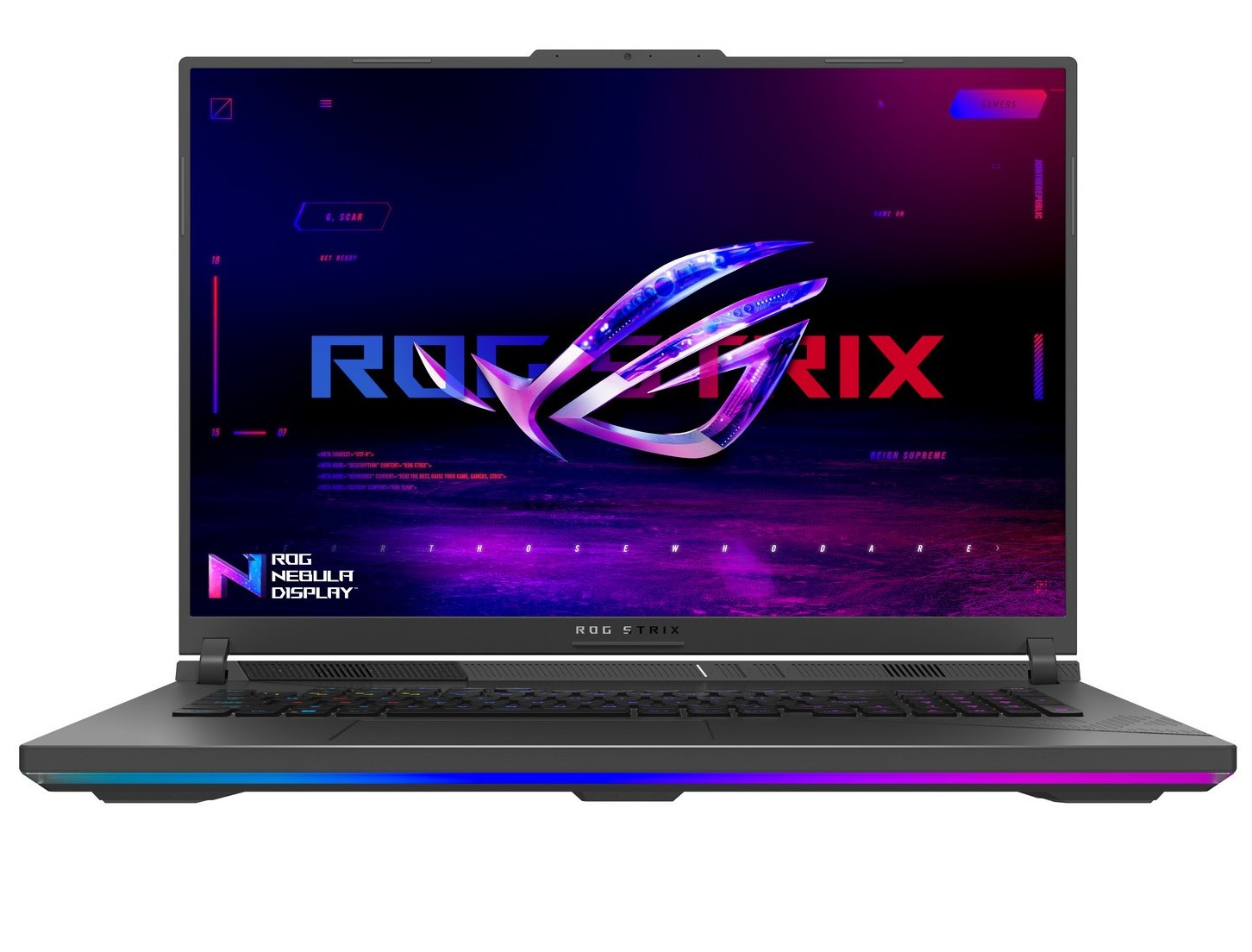Asus ROG Strix SCAR G18 G814JZR-N6043W Core i9-14900HX | 18''-240Hz | 64GB | 1TB + 512GB | W11 | RTX4080