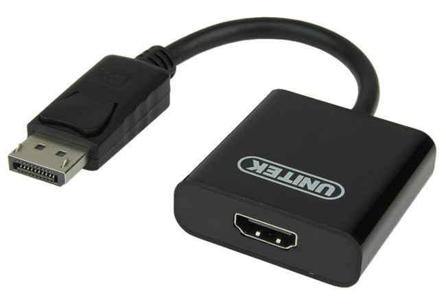 Unitek DisplayPort - HDMI 0.1m
