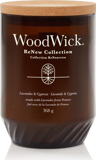 Świeczka duża WoodWick ReNew Lavender & Cypress Świeca duża 368g