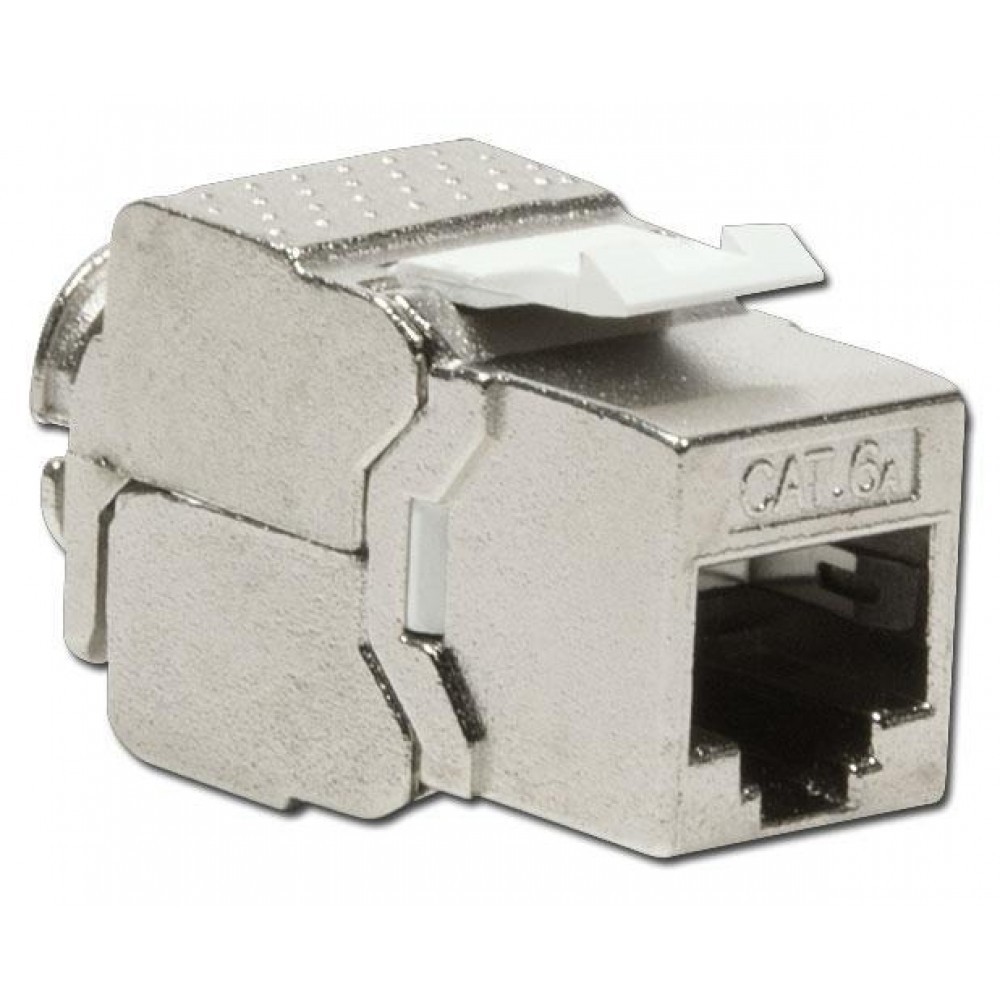 Intellinet 771702 Moduł Keystone RJ45 STP Cat6a, beznarzędziowy