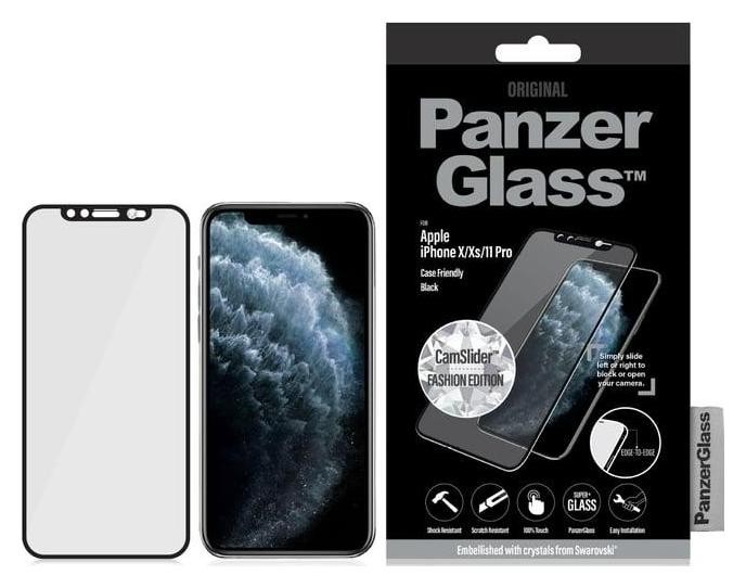 Szkło ochronne PanzerGlass CamSlider SWAROVSKI do iPhone 11 Pro / X / XS
