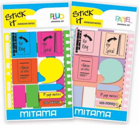 Zestaw kartek Mitama Zestaw Karteczek Samoprzylepnych 62873