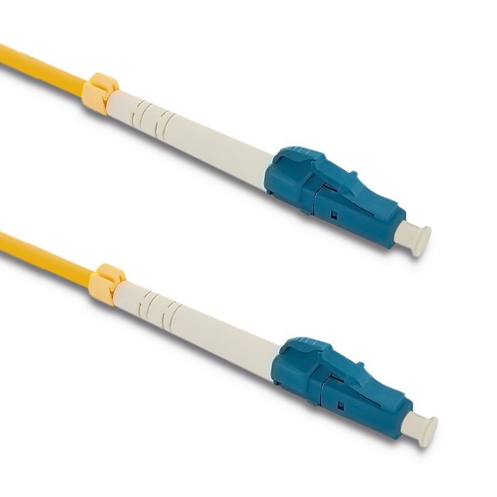 Jednomodowy Qoltec Patchcord światłowodowy LC/UPC - LC/UPC | Singlemode | 9/125 | G652D | Simplex | 0.5m