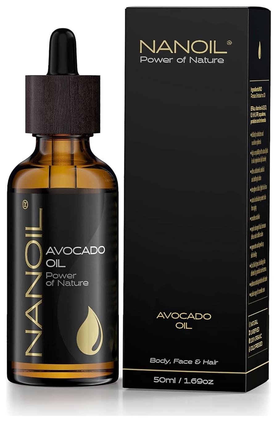 Damski Nanoil Avocado Oil Nierafinowany 50 ml