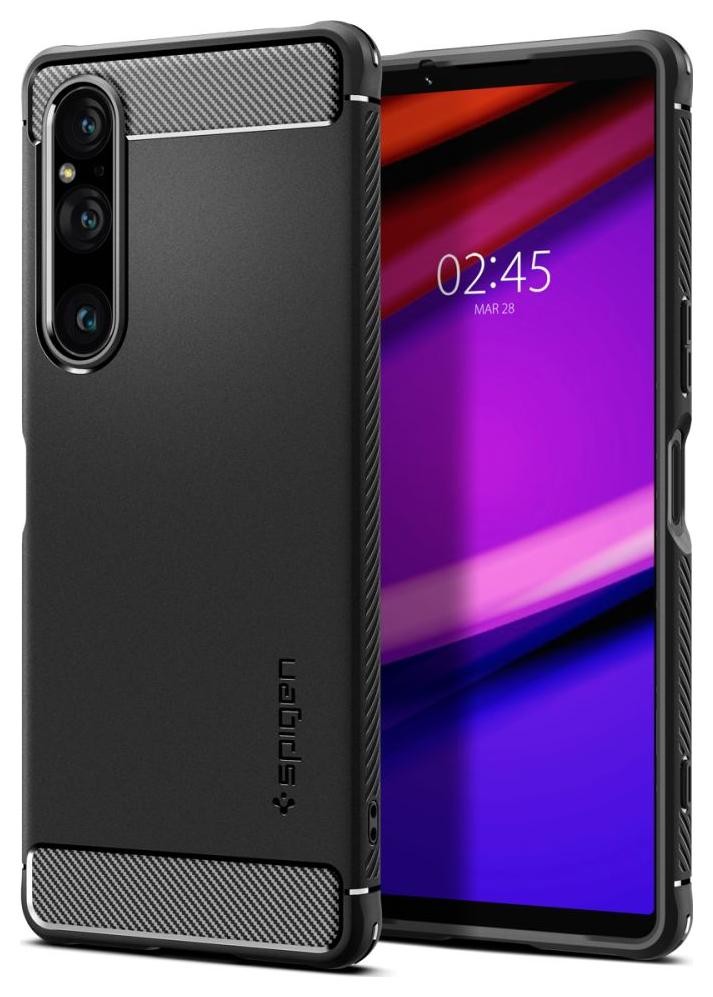 Spigen Rugged Armor do Sony Xperia 1 V (Czarny)