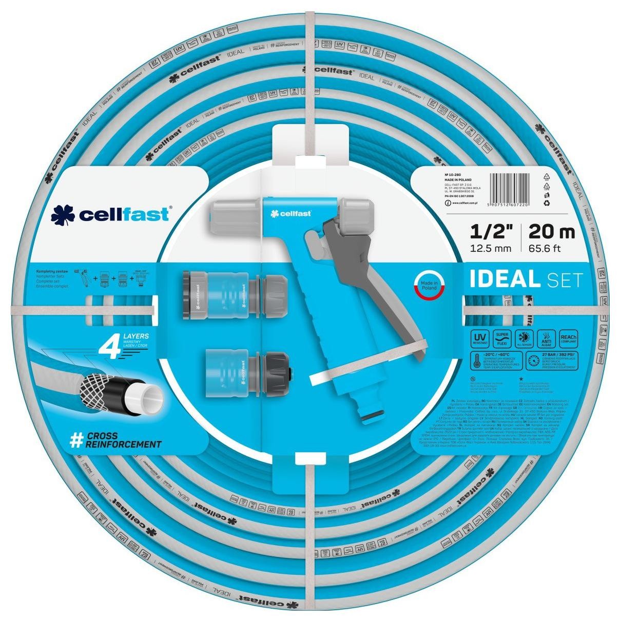 Cellfast zestaw IDEAL 1/2'' (12.5 mm) 20 mb