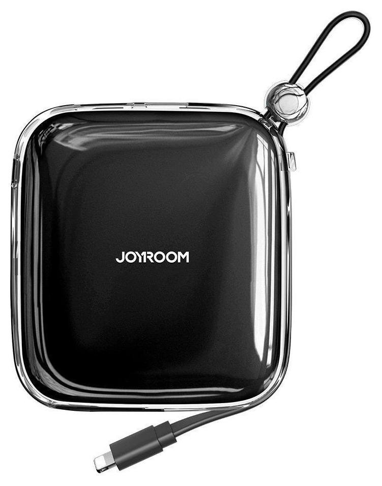 Joyroom Jelly Series JR-L003 10000mAh 22.5W z wbudowanym kablem Lightning czarny