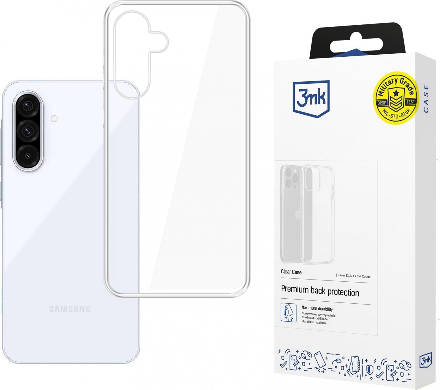 Etui typu plecki 3mk Clear Case do Samsung Galaxy A36/A56