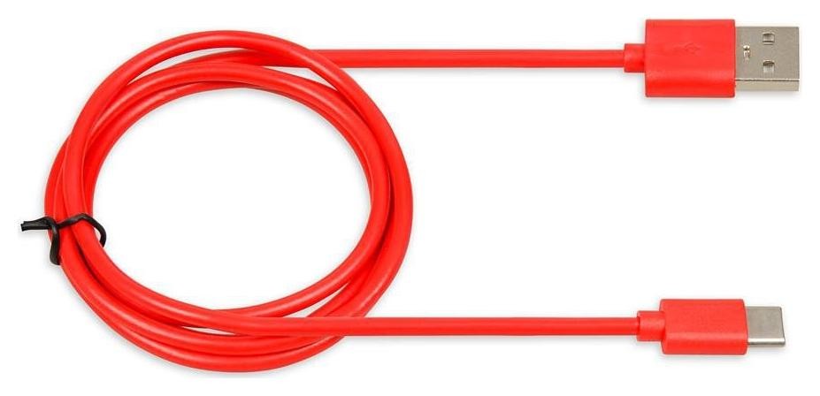 Ibox IKUMTCR USB-A do USB-C 1m 3A czerwony