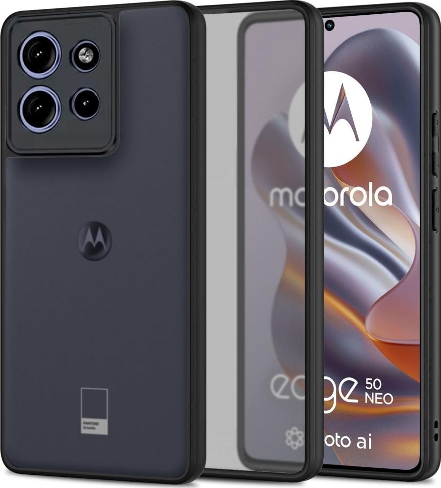 Etui typu plecki Tech-Protect Magmat Motorola Edge 50 Neo czarny matowy