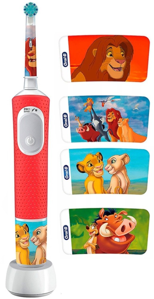 Szczoteczka rotacyjna Oral-B Vitality Pro D103 Kids 3+ Lion King czerwony