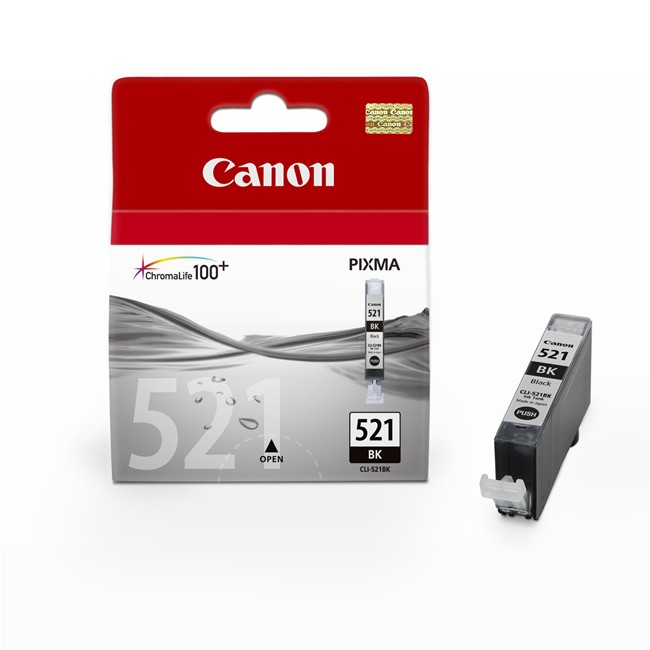 Oryginał Canon CLI 521 czarny