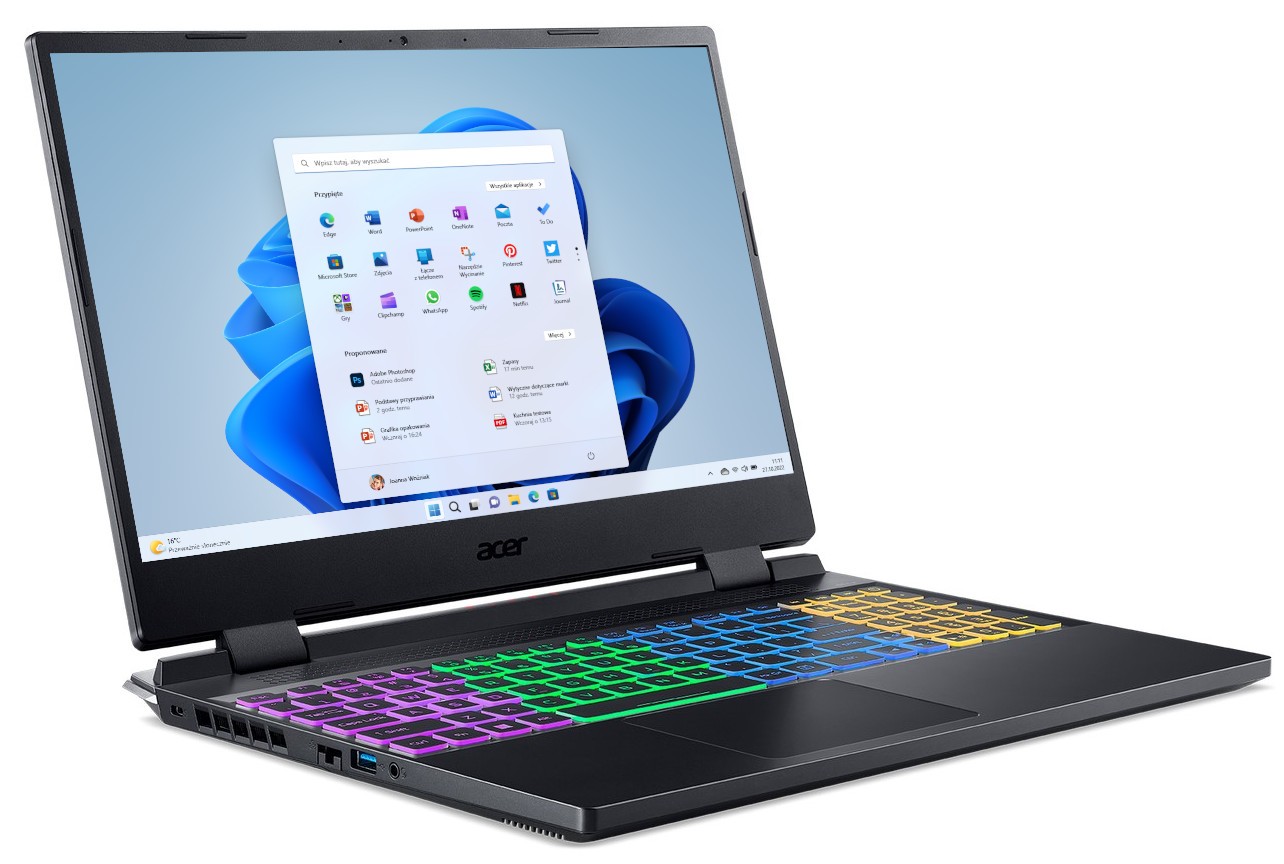 Acer Nitro 5 - i5-12500H | 15,6'' | 32GB | 1TB + 1TB | W11 | RTX 4060
