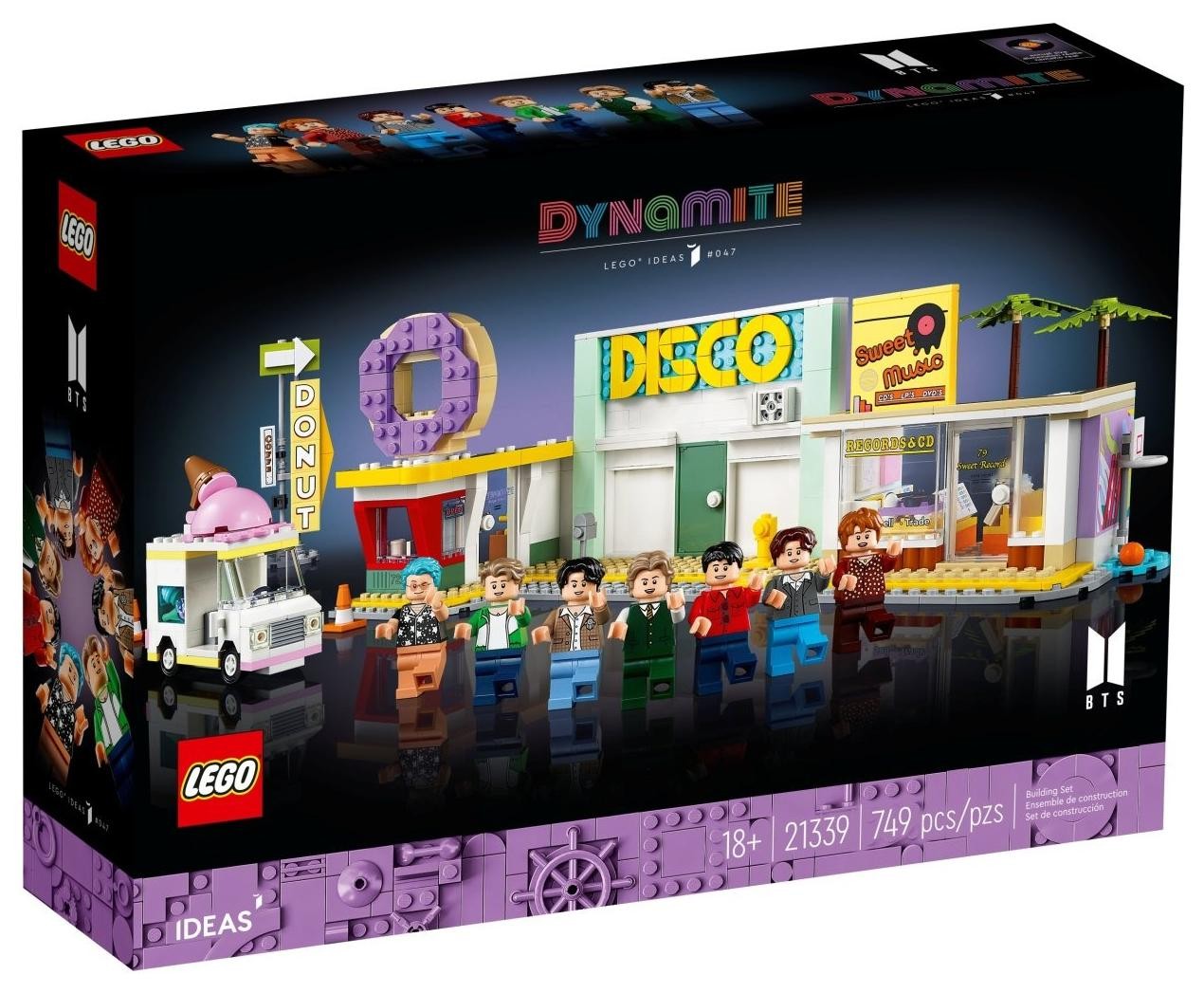 Klocki konstrukcyjne LEGO Ideas 21339 BTS Dynamite