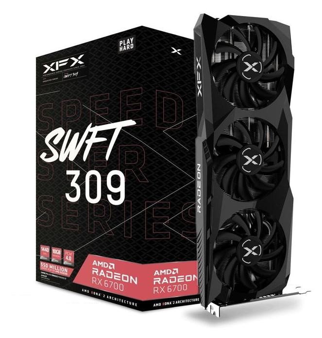 XFX Radeon 6700 SPEEDSTER SWFT309 10GB GDDR6