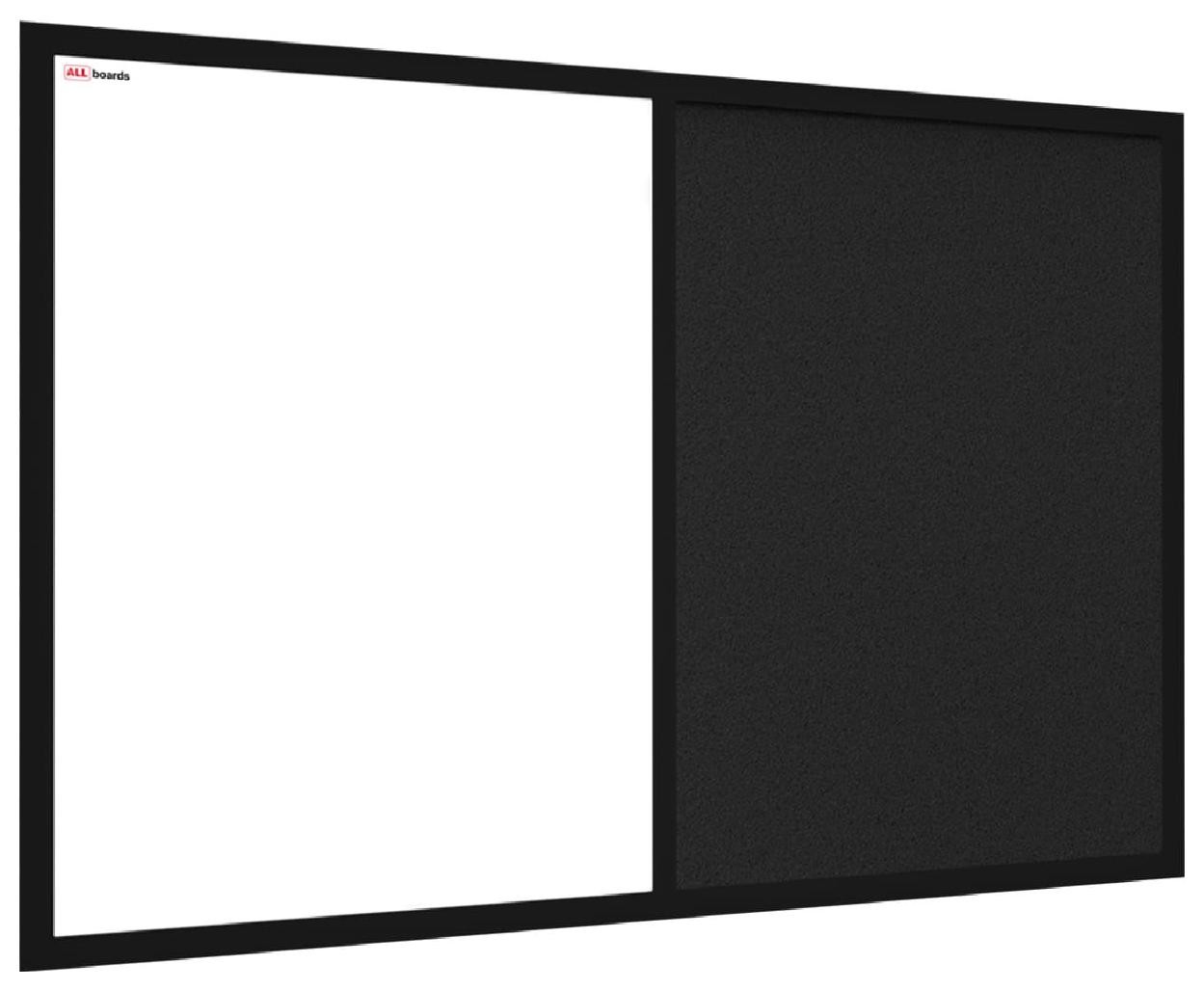 Korkowa magnetyczna suchościeralna Allboards COMBI korkowa czarny korek / biała magnetyczna 90x60