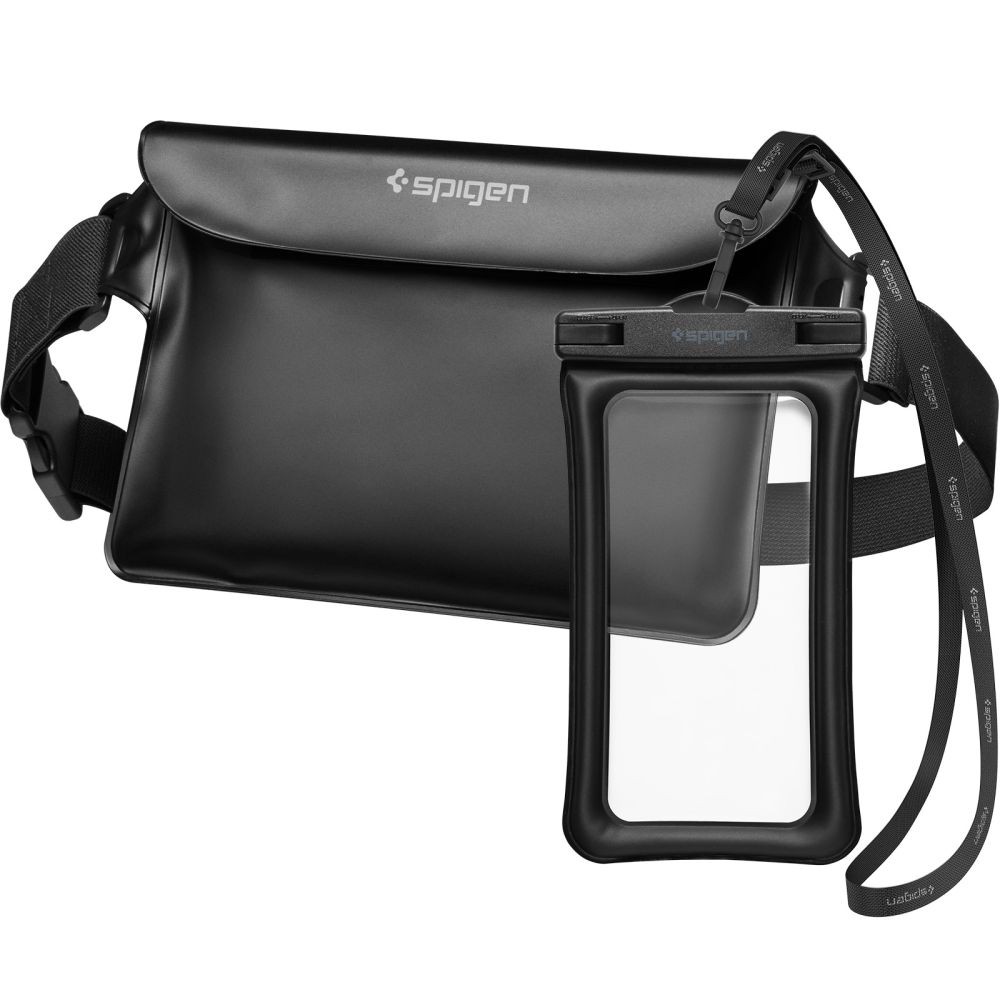 Torba Spigen A621 Universal Waterproof Case & Waist Bag black
