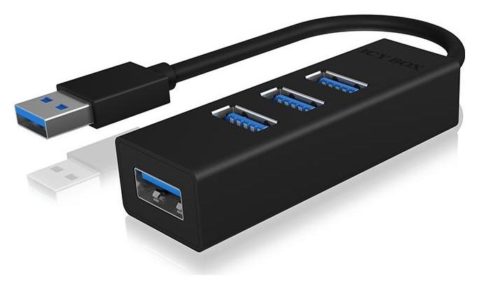 Icy box IB-HUB1419-U3 4-portowy