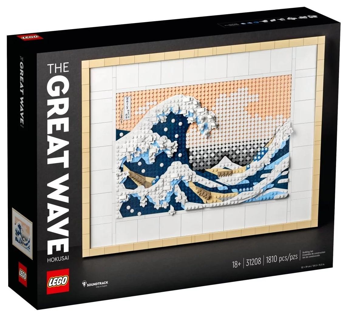 Klocki konstrukcyjne LEGO ART 31208 Hokusai. Wielka fala w Kanagawie