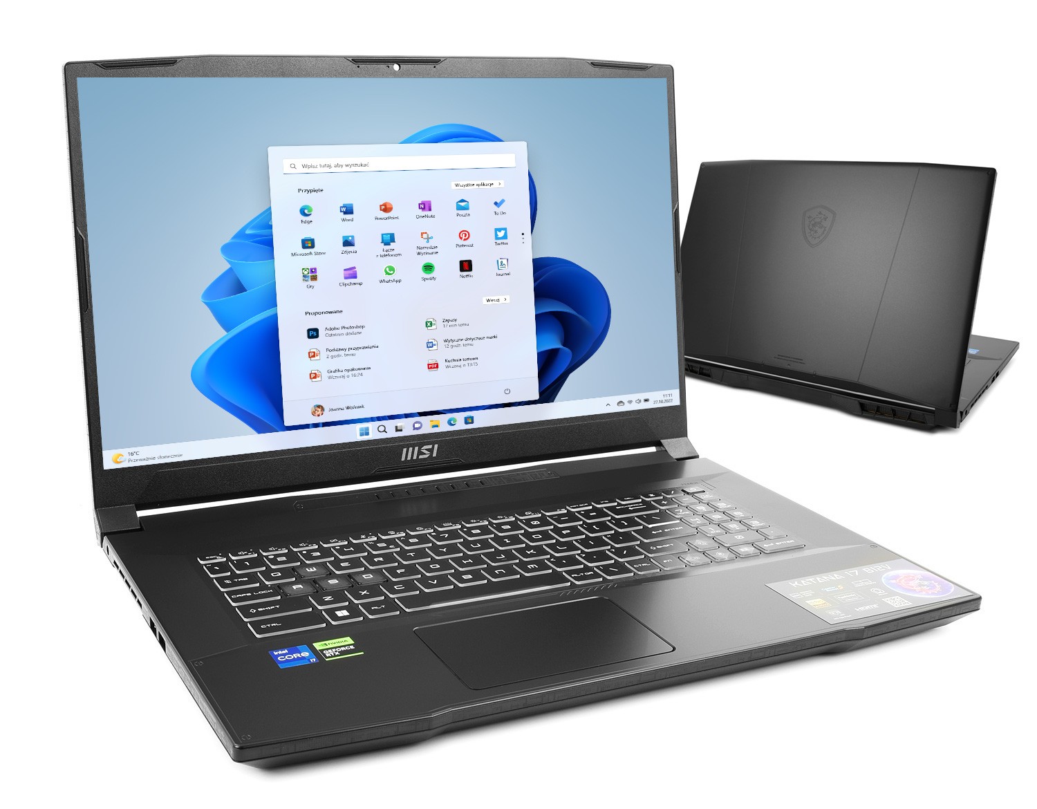 MSI Katana 17 B13VFK-841XPL - i7-13620H | 17,3'' | 32GB | 1TB | W11 | RTX 4060