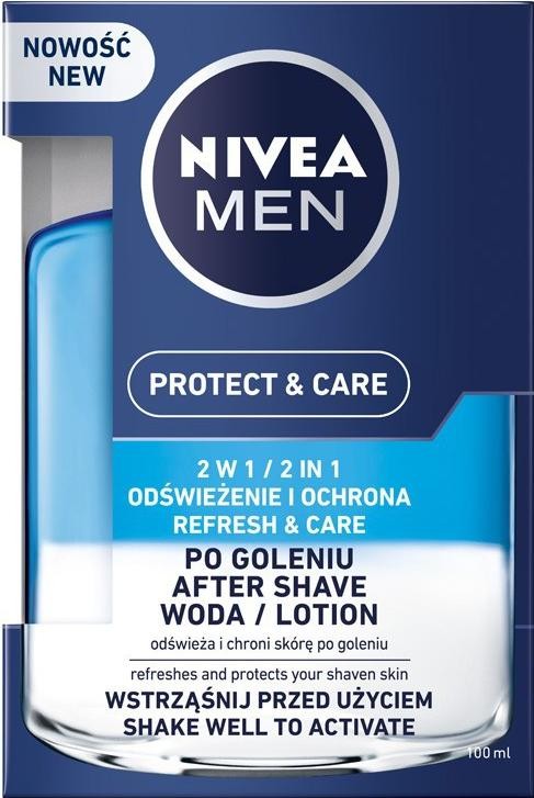 Męski Nivea Men Protect & Care Woda po Goleniu 2w1 100 ml