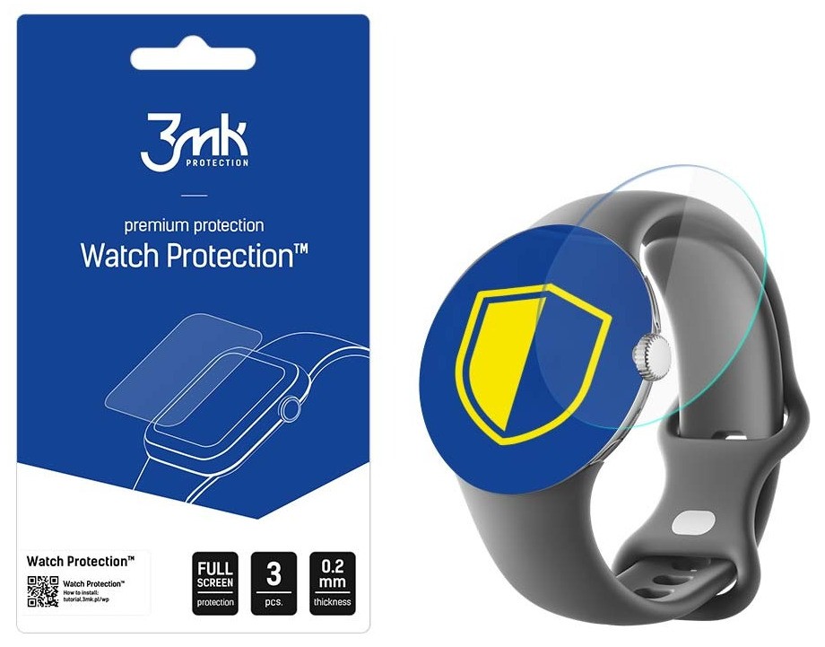 Szkło ochronne 3mk Watch Protection ARC+ do Google Pixel Watch