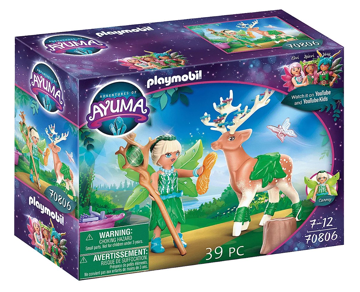 Playmobil Adventures of Ayuma 70806 Forest Fairy z tajemniczym zwierzątkiem