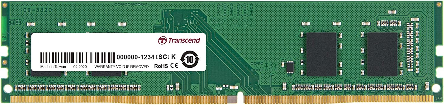Transcend JetRam 8GB [1x8GB 3200MHz DDR4 CL22 U-DIMM]