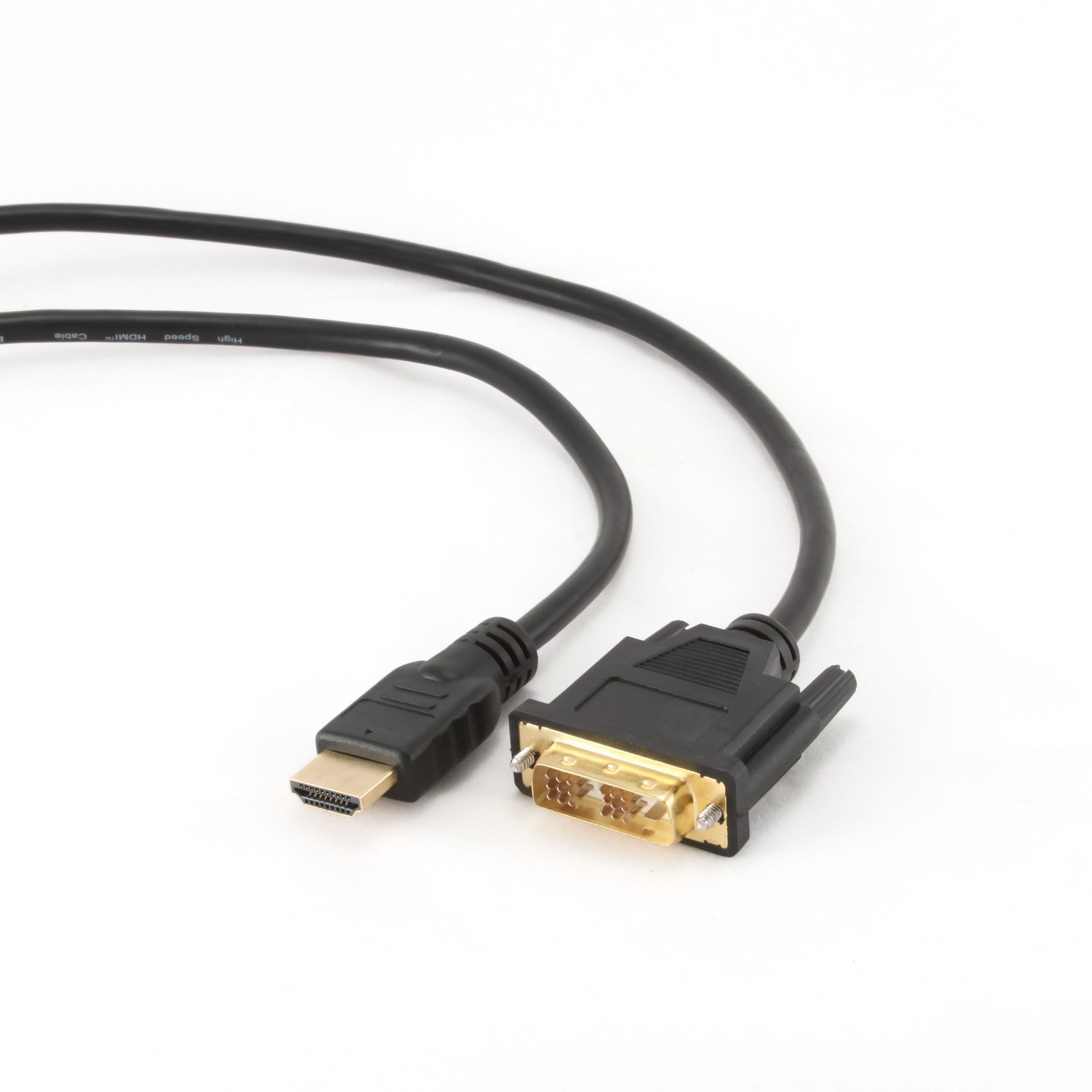 Gembird HDMI-DVI (męsko-męski) 0,5m, pozłacane końcówki