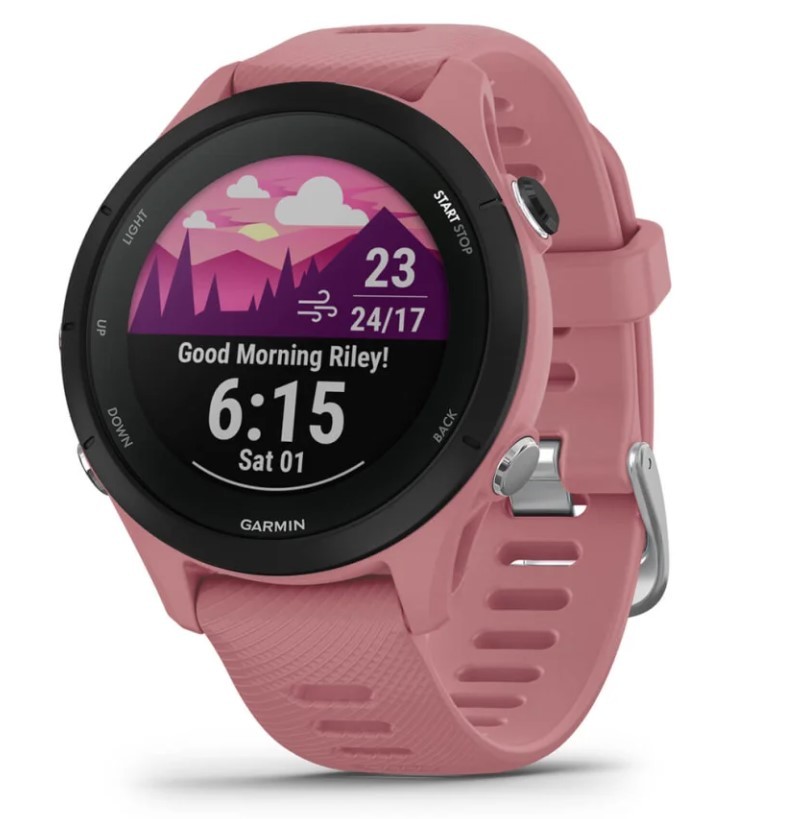 Zegarek sportowy Garmin Forerunner 255s różowy
