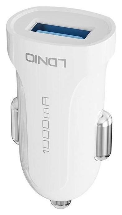 Ldnio DL-C17, 1x USB, 12W + microUSB (biała)