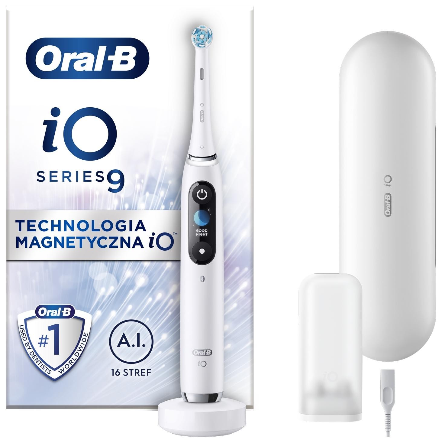 Szczoteczka magnetyczna Oral-B iO 9 biały