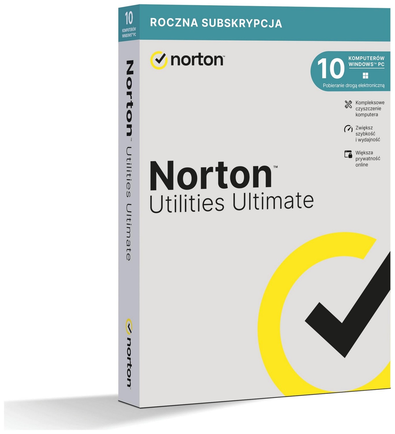 Ochrona i bezpieczeństwo danych Norton Utilities Ultimate BOX PL 10 - device - licencja na rok