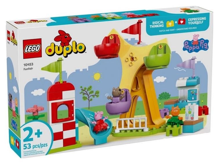 Klocki konstrukcyjne LEGO Duplo Świnka Peppa 10453 Wesołe miasteczko