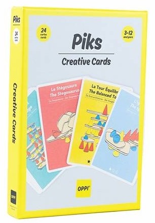 Karciana kreatywna OPPI Piks Zestaw Kart Kreatywnych 24 el.
