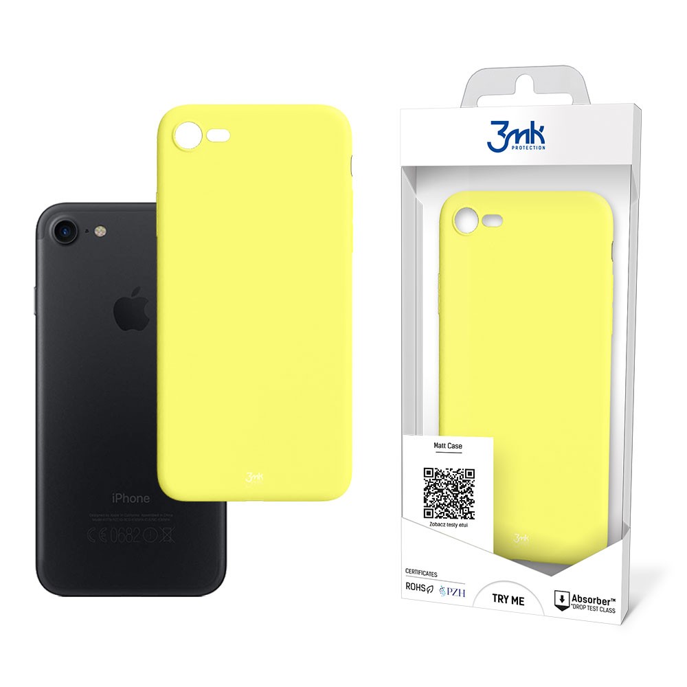 3mk Matt Case lime do Apple iPhone 7/8/SE 2020/2022