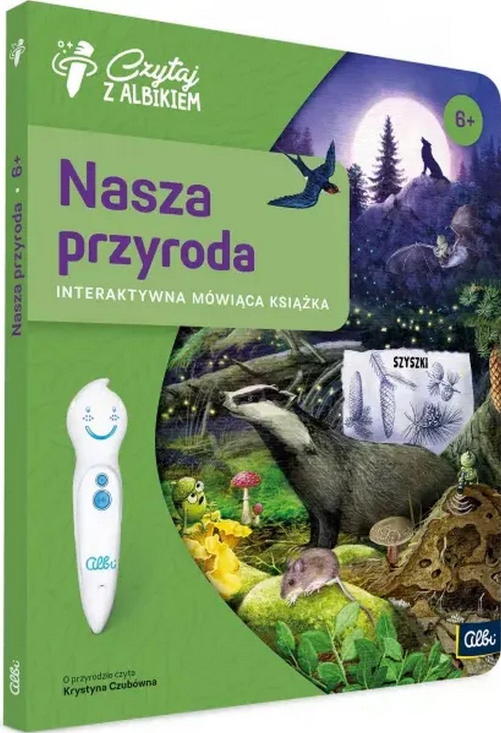 Książka interaktywna zabawka edukacyjna Czytaj z Albikiem Nasza Przyroda (książka)