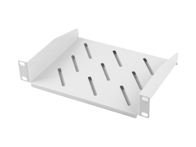 Akcesoria do szaf Lanberg Półka do szaf 10'' 310mm 1U szara
