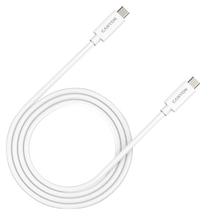 Canyon UC-44 USB-C - USB-C 40Gbps 240W 1m biały