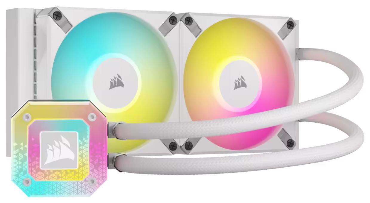 Corsair iCUE H100i ELITE CAPELLIX XT White, 240mm CW-9060072-WW