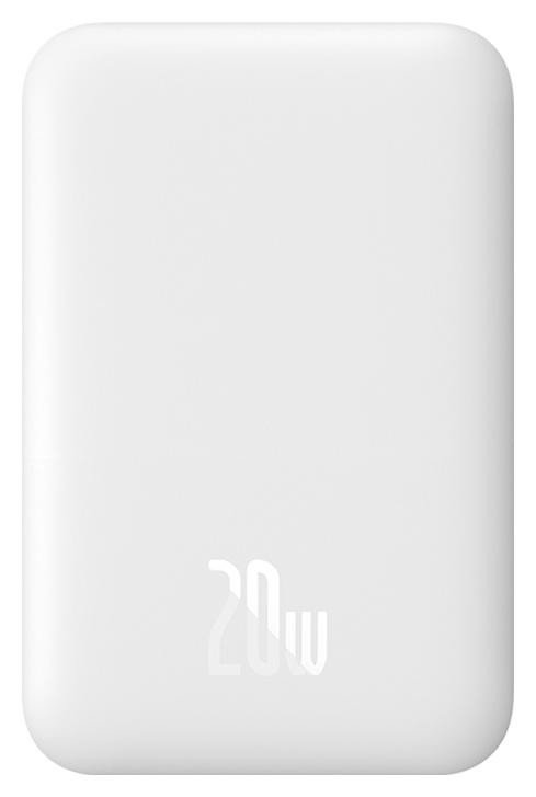 Baseus Magnetic Mini 6000mAh 20W MagSafe biały