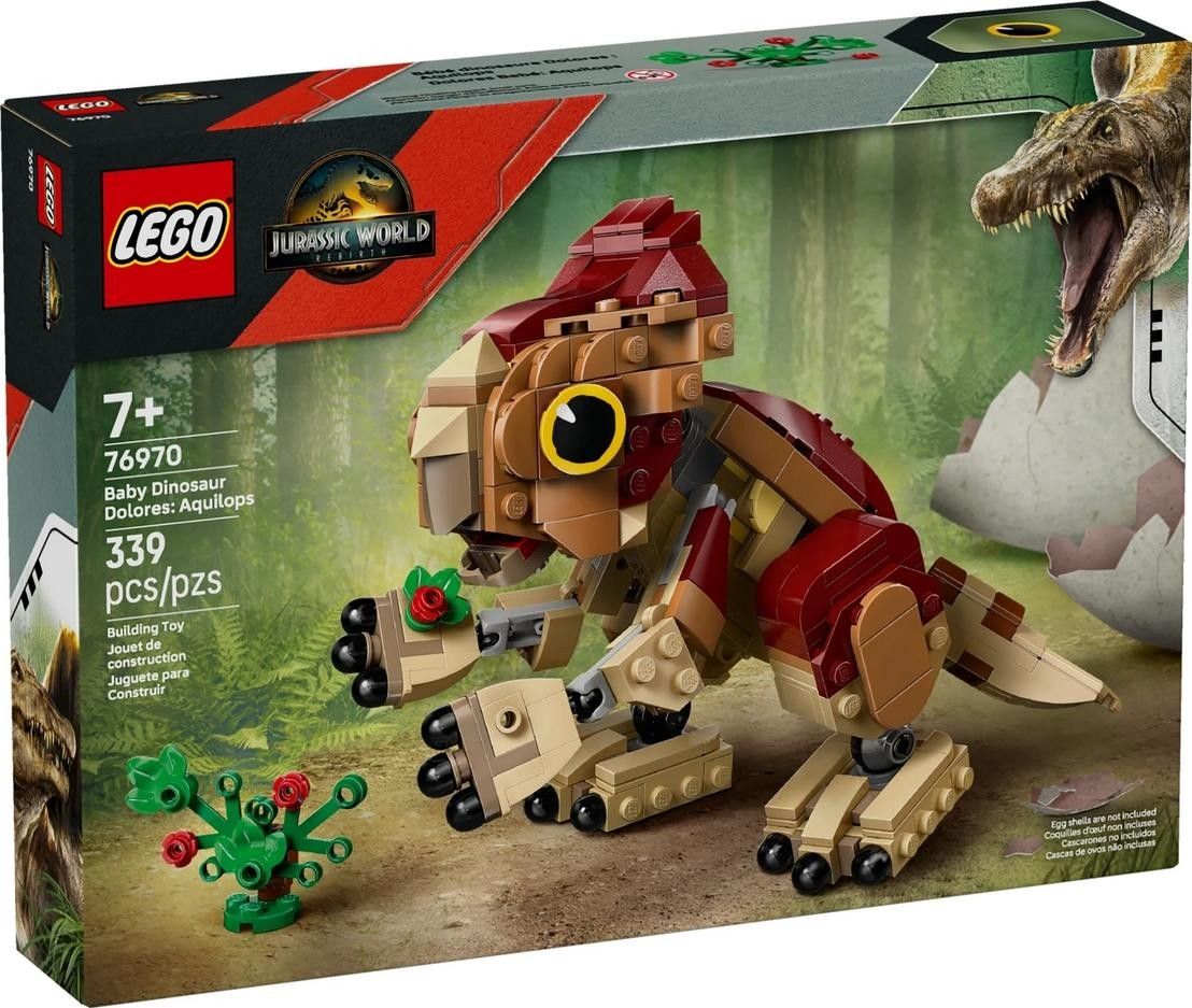 Klocki konstrukcyjne LEGO Jurassic World 76970 Mały dinozaur Dolores: aquilops