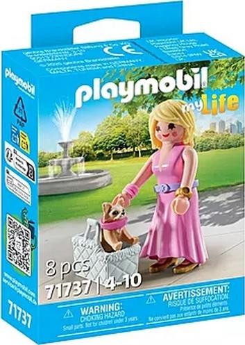Klocki konstrukcyjne Playmobil My Life 71737 Pani z chihuahuą