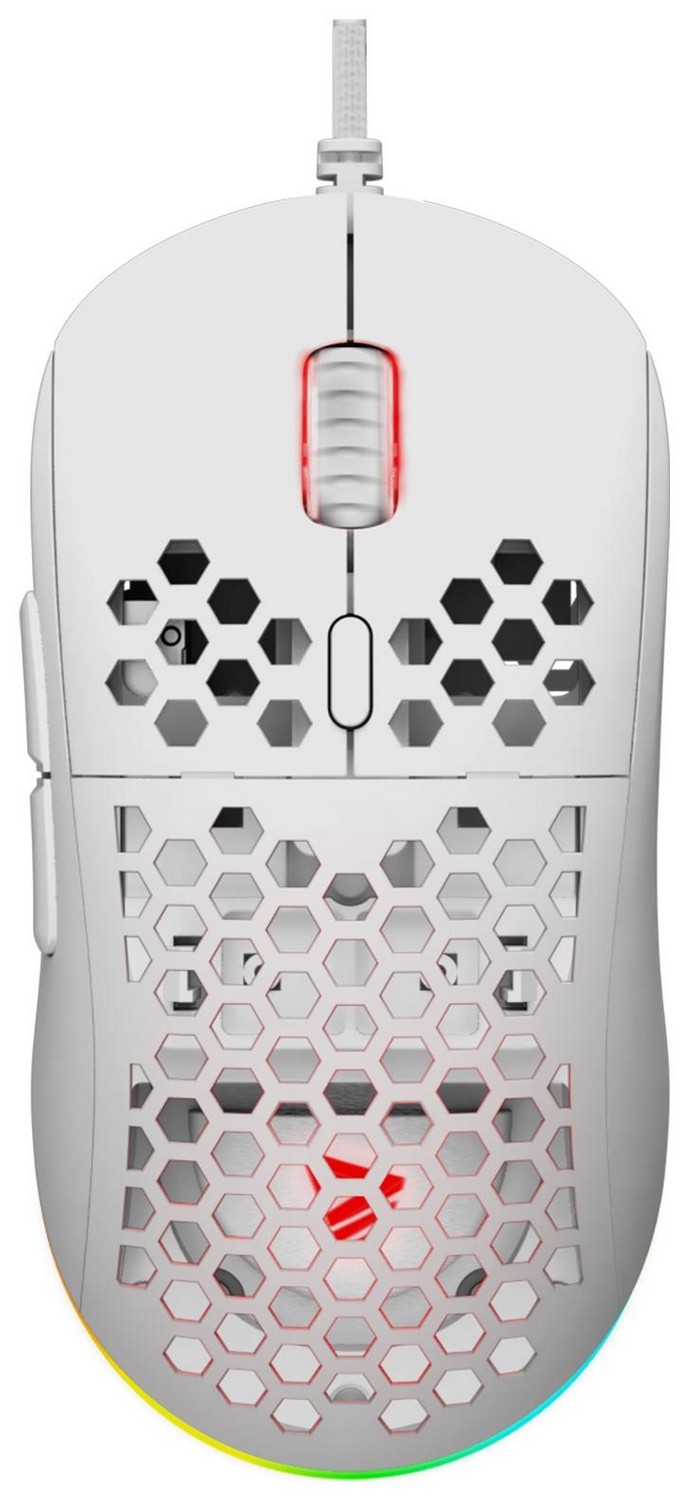 SAVIO Mysz Gamingowa Hex-R White